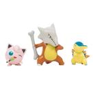Mini Figuras - Pokémon - Cyndaquil Jigglypuff e Marowak - Sunny Mini Figuras - Pokémon - Cyndaquil Jigglypuff e Marowak - Sunny