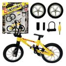 Mini Finger Bike Toy kidbeile Alloy Mountain Bicycle Yellow