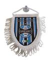 Mini Flâmula Oficial Grêmio Azul com franja e ventosa