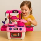 Mini Fogão Brinquedo Casinha Panelinha Colher Comidinha Barbie Boneca Menina Presente
