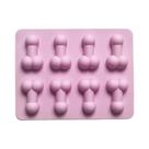 Mini Forma De Silicone Para Bolo De Sorvete, Bandeja Para Cubos De Gelo, Molde Para Sabonete E Vela,