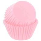 Mini forma de silicone para finger food e lancheira escolar redonda 12 peças