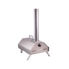 Mini forno de pizza a lenha antonow inox escovado portátil com pedra sabão