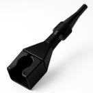 Mini Funil Articulado Automotivo Plástico ABS 29cm Encaixe Bocal Abastecimento e Troca de Óleo
