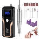 Mini Furadeira de Unhas Recarregável MOCOWIND - 35000 RPM - Preta