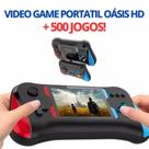 Mini game com Controle e 500 jogos Presente Criança