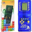 Mini Game Retrô Portátil Clássico Brick Game 9999 Jogos In 1 Nostalgia Diversão Garantida Super Jogo de Blocos Brinquedo de Mão á Pilhas Cor Sortida