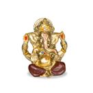Mini Ganesha Pequena Resina Decoração Vinho 4x5cm Mini Ganesha Pequena Resina Decoração Vinho 4x5cm