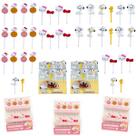 Mini Garfinhos Palitinhos Infantil Petisco Para Frutas 40pçs Mini Garfinhos Palitinhos Infantil Petisco Para Frutas 40pçs