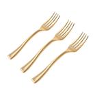 Mini garfos de plástico descartáveis WDF 300 peças de 10 cm