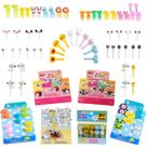 Mini Garfos Palitos Infantil Frutas Lancheira Petisco - 58pç