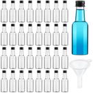 Mini garrafas de licor Tessco 100 unidades de plástico 120 mL com funil