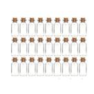 Mini Garrafas de Vidro 2mL Kit com 20 un, Cortiça, Acessórios p/ Artesanato e Decoração