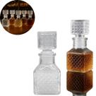 Mini garrafas vidro 50ml decorativas para festas e eventos