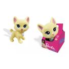 Mini Gata Na Casinha - Creme Claro - Mini Pets Da Barbie - Mattel