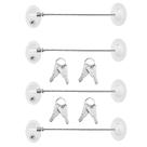 Mini geladeira Cabinet Locks Hotop para crianças branca