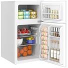 Mini geladeira HOMCOM 3,2 pés³ com duas portas e ajuste de temperatura