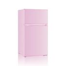 Mini Geladeira Saeoola 3,2p³ com Freezer - Ideal para Dormitório (Rosa)