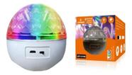 Mini Globo De Luz Usb Luzes Piscantes Misturas De Cores - Lehmox