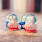 Mini Globo De Neve com LED Animais Fofos Luatek RR-01 Mini Globo De Neve com LED Animais Fofos Luatek RR-01