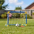 Mini Gol De Futebol Infantil C Bola E Bomba De Ar Kit 4pçs