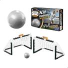 Mini golzinho infantil chute inicial kit clubinho bola