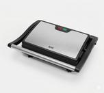 Mini Grill E Sanduicheira 220V 750w Chapas De Duplo Aquecimento E Antiaderentes Tostex Inox 750w