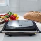 Mini Grill e Sanduicheira BAK, Eletroportátil, Versátil, Compacto e Funcional