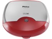 Mini Grill e Sanduicheira Philco Inox Vermelha 750W