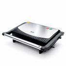 Mini Grill Grelha Sanduicheira Inox 750w Antiderrapante Alça 220V