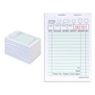 Mini Guest Check Pads Stock Your Home, pacote com 10 pacotes de papel verde