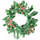 Mini Guirlanda Decorativa - Folhas Verde Claro e Frutas - 1 unidade - Cromus - Rizzo Mini Guirlanda Decorativa - Folhas Verde Claro e Frutas - 1 unidade - Cromus - Rizzo