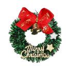 Mini Guirlandas De Natal Com Laço Vermelho E Sino Dourado, 30 Peças, Decoração Plástica Para Natal,