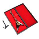 Mini guitarra elétrica Pssopp Miniature Dollhouse Decoration