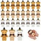 Mini Halloween para bichos de pelúcia Bear Sotiff com boné x24 Mini Halloween para bichos de pelúcia Bear Sotiff com boné x24