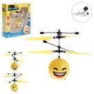 Mini Helicóptero com Sensor Smile Recarregável Art Brink