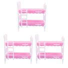 Mini House Bed Toy Set de plástico para decoração ou brincadeira Mini House Bed Toy Set de plástico para decoração ou brincadeira