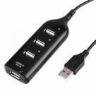 Mini Hub 4 Portas USB 2.0 Adaptador Extensor Notebook PC