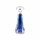 Mini Imagem de Anjo 22cm Vidro Murano Azul São Marcos