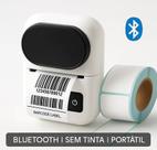 Mini Impressora Térmica De Etiquetas Adesivas Bluetooth Portátil Sem tinta Cor Branca