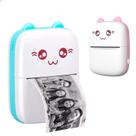 Mini Impressora Térmica Portátil Gatinho Bluetooth Cor Azul