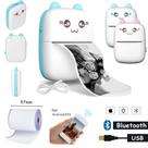 Mini Impressora Térmica Portátil Sem Fio Gato