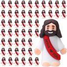 Mini Jesus Figures Bememo Easter Jesus Loves You x50 Red