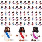 Mini Jesus Figures Chillkat Multicolor, 50 unidades para a Páscoa
