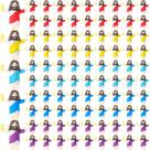 Mini Jesus Figurine Toys Barydat, 200 unidades para festa de Páscoa