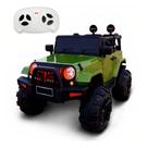 Mini Jipe Elétrico Infantil Criança Com Controle Remoto Carro Verde BW028VD