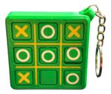 Mini Jogo Da Velha Chaveiro Infantil Lembrancinha Festa Verde