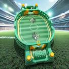 Mini Jogo Futebol Mesa Arena Fut League Infantil Portátil Verde Mini Jogo Futebol Mesa Arena Fut League Infantil Portátil Verde