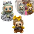 Mini Labubu Pelúcia com Roupas Coleção Surpresa