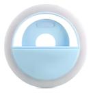 Mini lampada de led selfie ring light azul